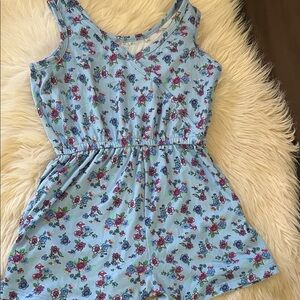 Madden Girl Blue Floral Kids Romper